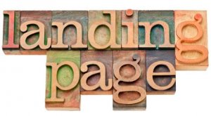 landing page